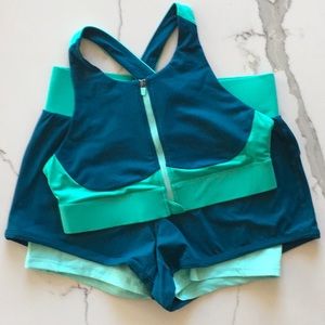 👟Fabletics💕 Sports Bra and Sport Short Set!